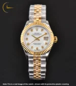 Datejust 28 - White Dial - Yellow Gold & Steel Jubilee Bracelet