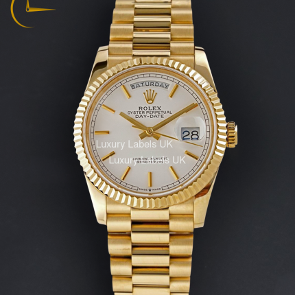 Day Date 36 - White Stick Dial - Presidential Bracelet