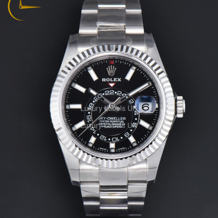 Sky-Dweller - Black Dial - Oyster Bracelet
