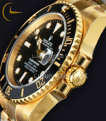 Submariner (with date) - Black Dial - Yellow Gold Oyster Bracelet - Image 3