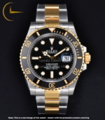 Submariner (with date) - Black Dial - Bi metal Yellow Gold / Stainless Steel
