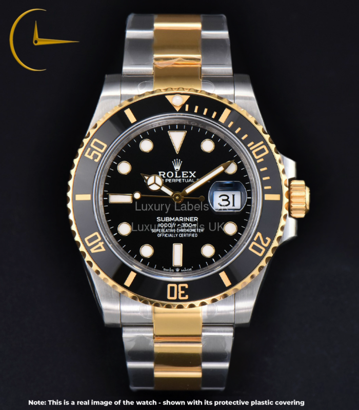 Submariner (with date) - Black Dial - Bi metal Yellow Gold / Stainless Steel - Image 1