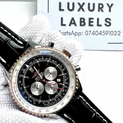 Navitimer - Chronograph  - Black Leather Strap