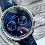 Portugieser 42mm - Blue Dial - Blue Leather Strap