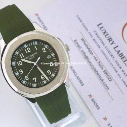 Aquanaut - Green Dial - Green Rubber Strap