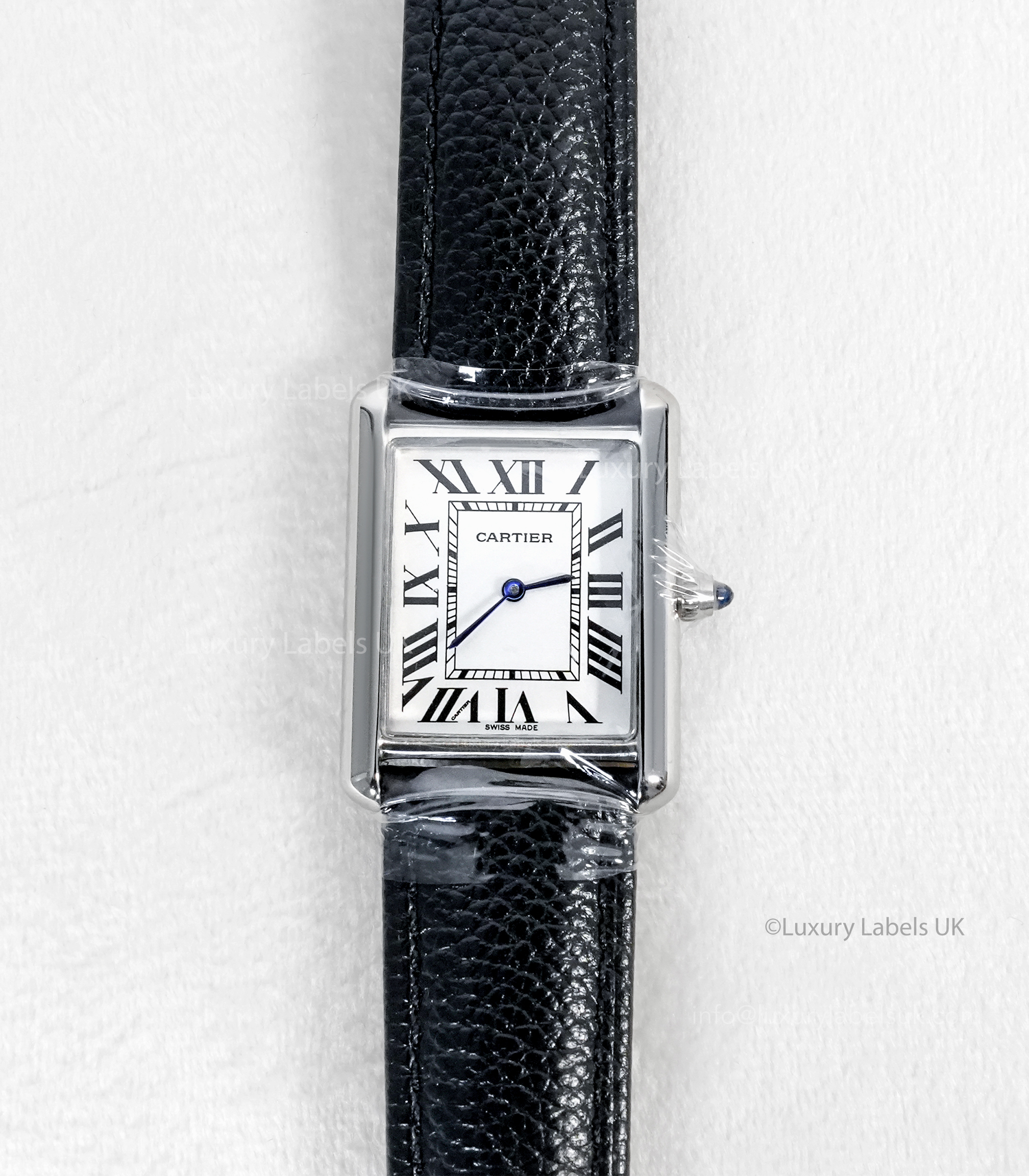 DSC02984 Tank - Large (33.7mm x 25.5mm) - Black Leather Strap - Image 1