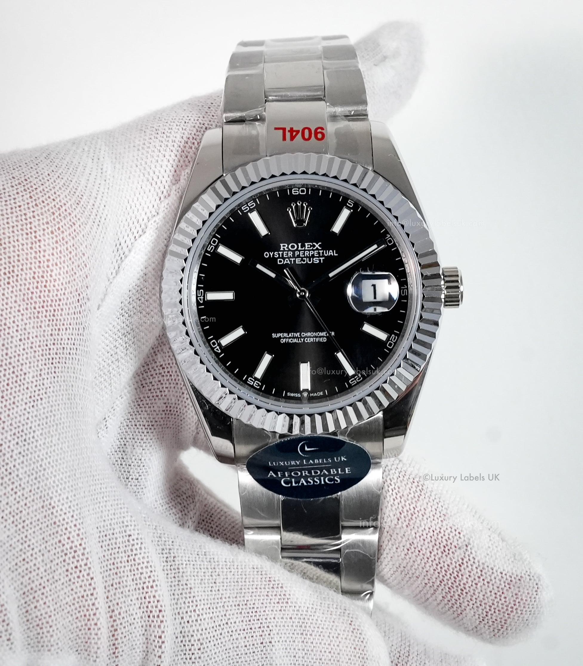 DSC03488 Datejust 41 - Black Dial - Oyster Steel Bracelet - Image 1