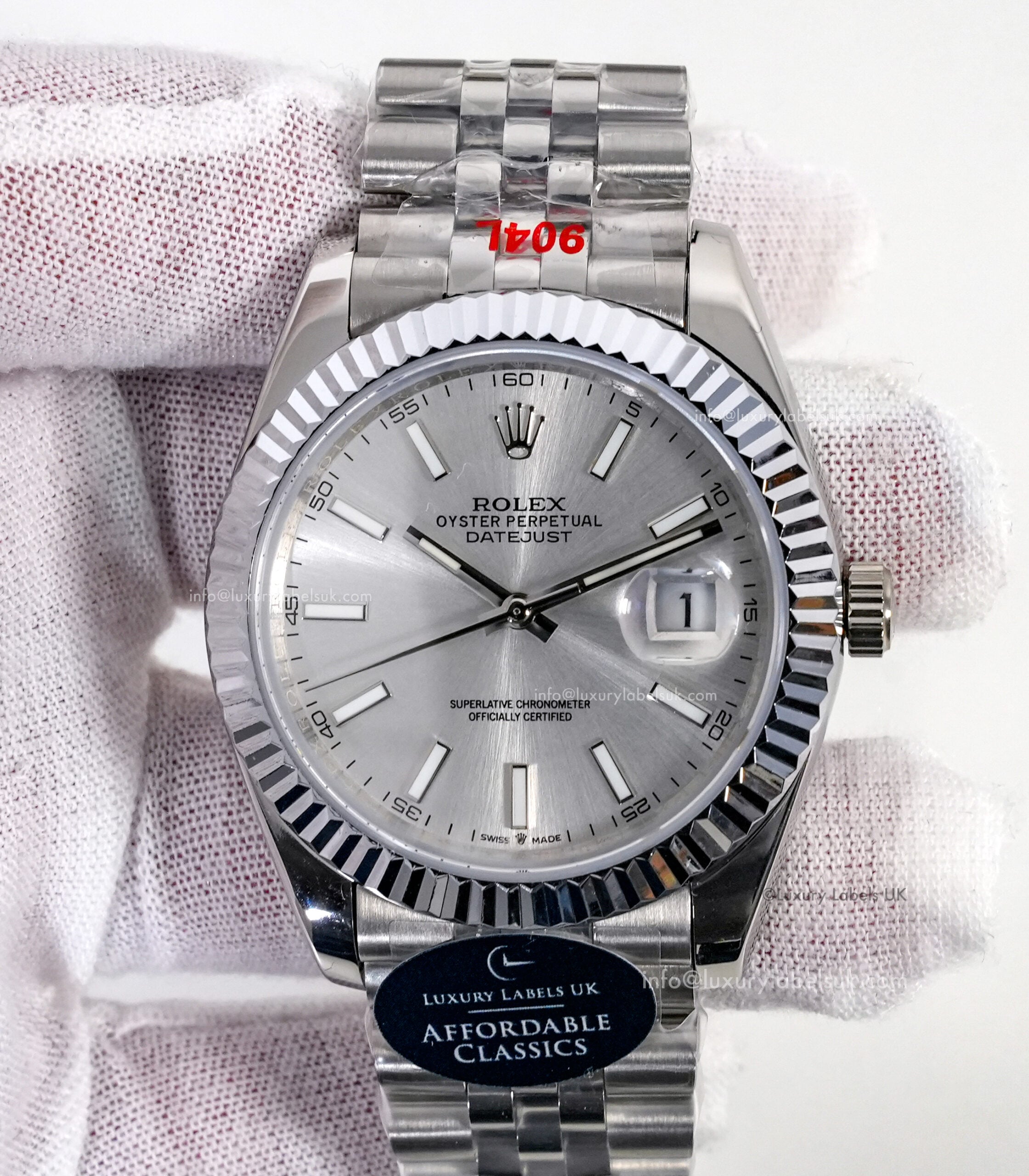 DSC03256-2 Datejust 41 - Silver Dial - Jubilee Steel Bracelet - Image 1
